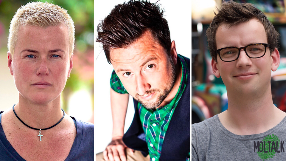 Ellie Lust, Dennis Weening en Pieter Derks te gast bij Moltalk Wie is de Mol?